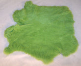 Wholesale GREEN COLOR RABBIT SKIN PELT (Sold by the piece)